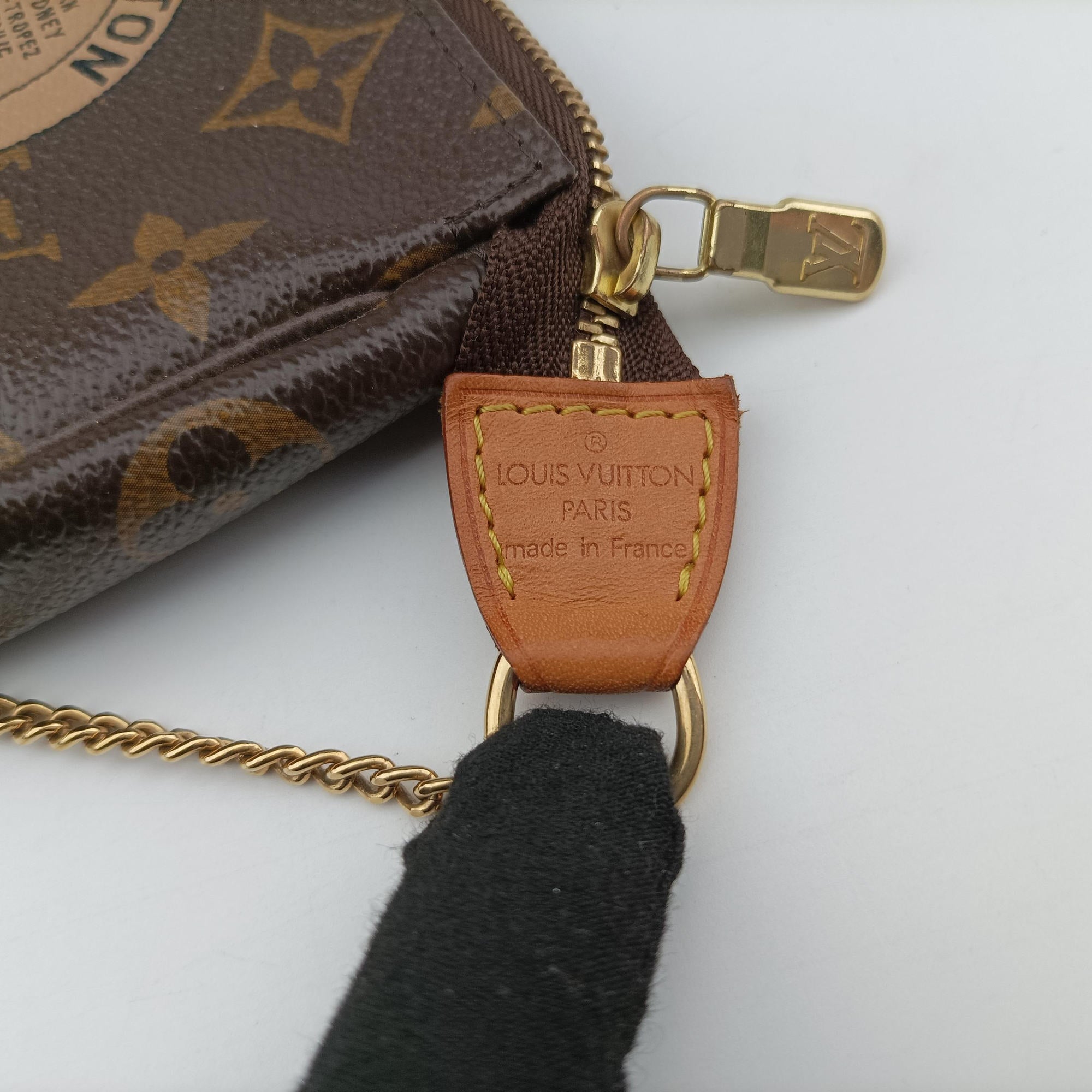 T&B Mini Pochette Accessoires Brown Monogram Canvas M60153 FL1037ミニポシェットアクセソワールT&B モノグラム/ブラウン モノグラムキャンバス M60153 FL1037