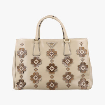 Galleria Flowers Double Zip Beige leather B2274F 117ガレリア フラワーズダブルジップ ベージュ レザー B2274F 117