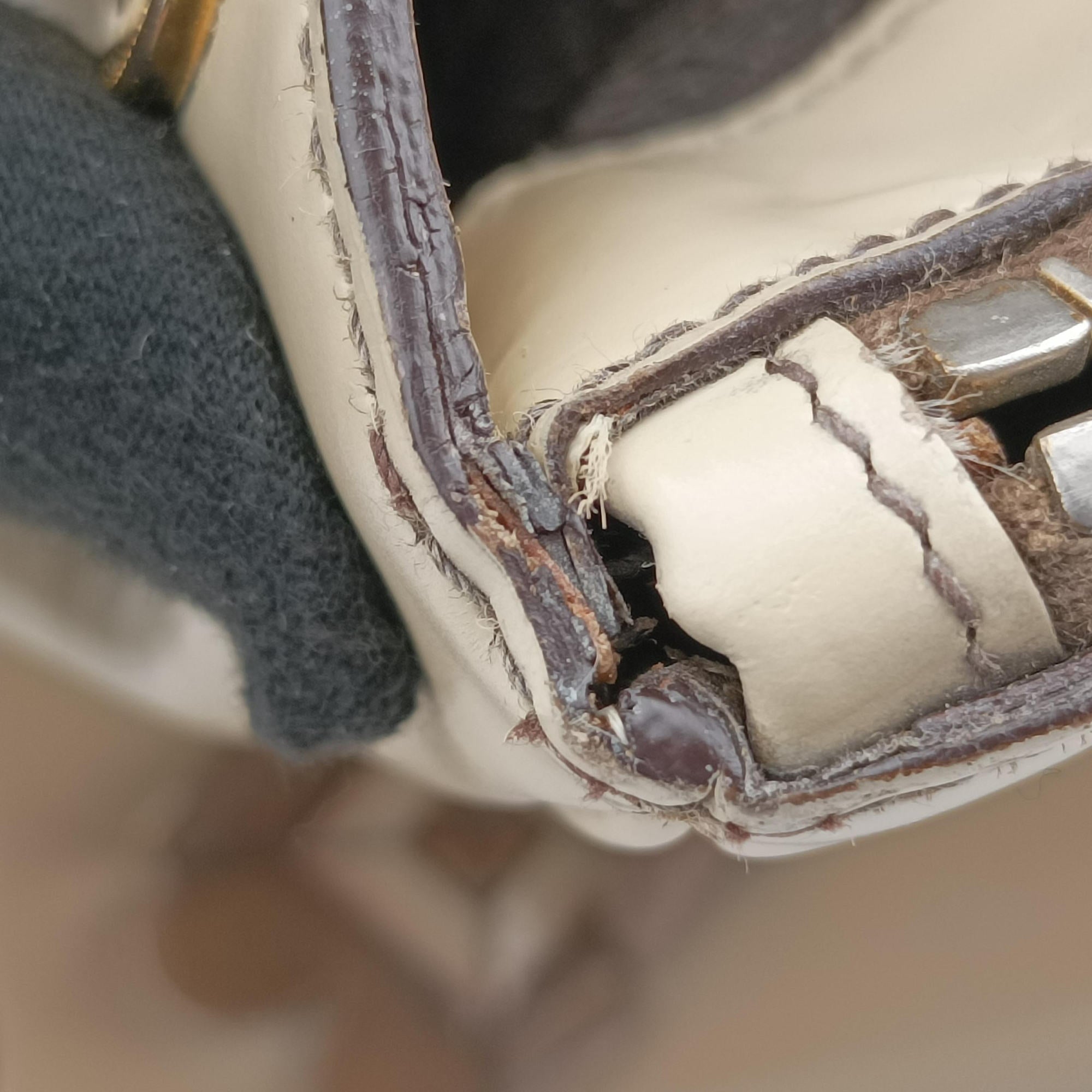 Galleria Flowers Double Zip Beige leather B2274F 117ガレリア フラワーズダブルジップ ベージュ レザー B2274F 117