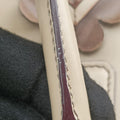 Galleria Flowers Double Zip Beige leather B2274F 117ガレリア フラワーズダブルジップ ベージュ レザー B2274F 117