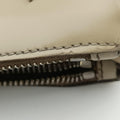 Galleria Flowers Double Zip Beige leather B2274F 117ガレリア フラワーズダブルジップ ベージュ レザー B2274F 117