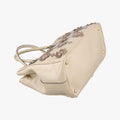Galleria Flowers Double Zip Beige leather B2274F 117ガレリア フラワーズダブルジップ ベージュ レザー B2274F 117