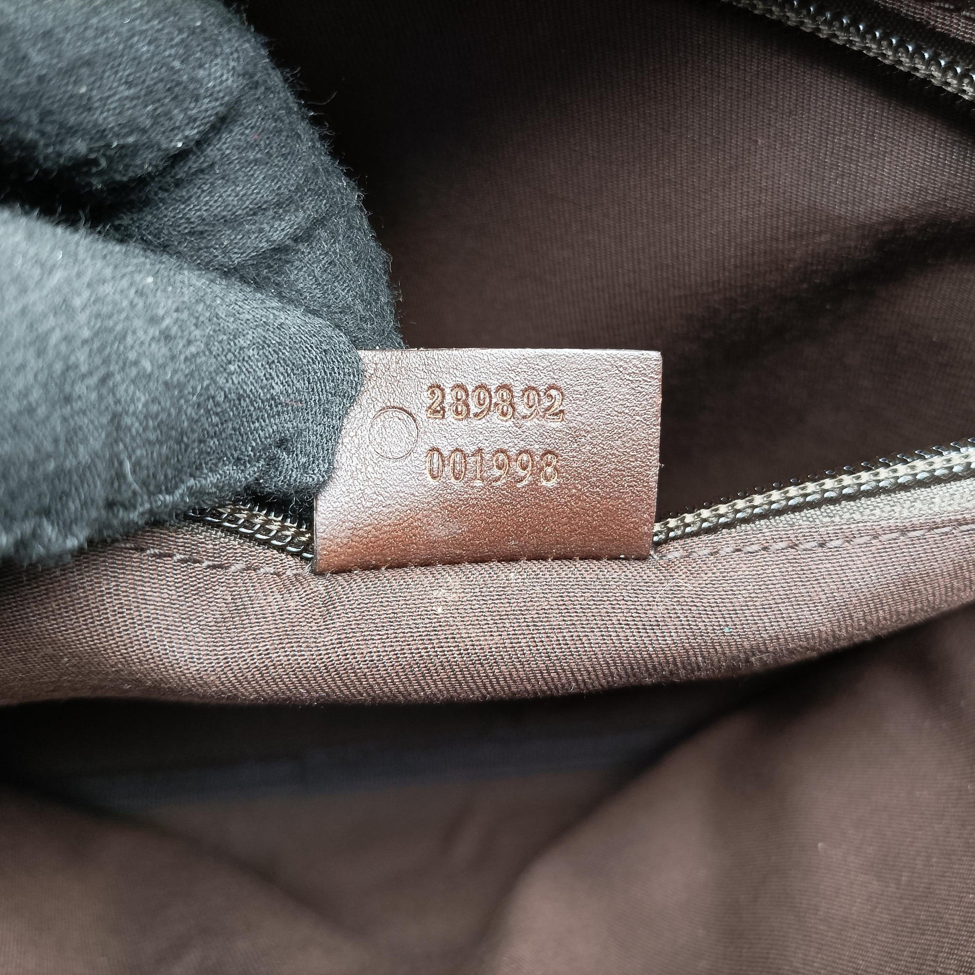Business Brown × Beige PVC coated canvas 289892 F012525667ビジネス ブラウン × ベージュ PVCコーティングキャンバス 289892 F012525667