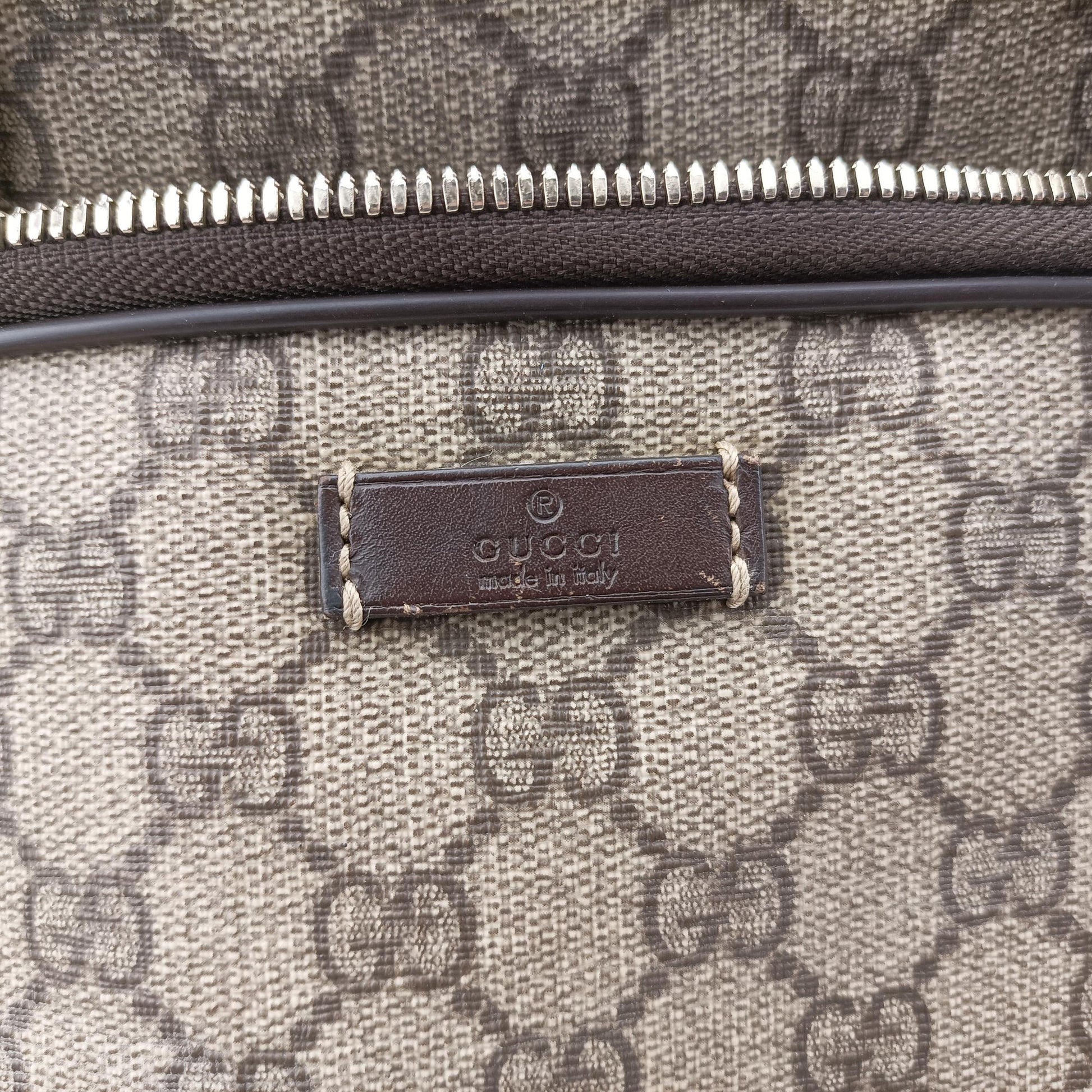 Business Brown × Beige PVC coated canvas 289892 F012525667ビジネス ブラウン × ベージュ PVCコーティングキャンバス 289892 F012525667