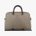 Business Brown × Beige PVC coated canvas 289892 F012525667ビジネス ブラウン × ベージュ PVCコーティングキャンバス 289892 F012525667