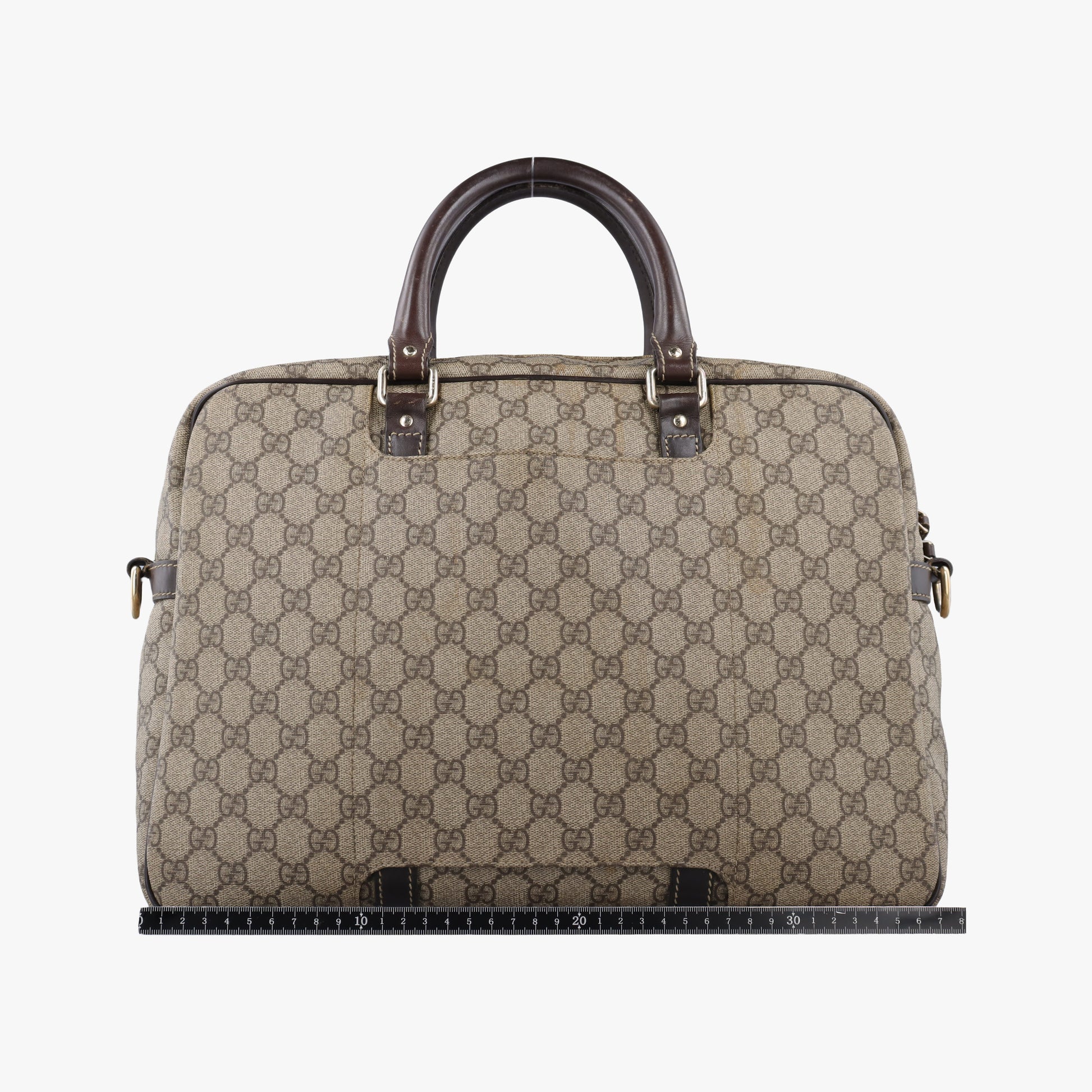 Business Brown × Beige PVC coated canvas 289892 F012525667ビジネス ブラウン × ベージュ PVCコーティングキャンバス 289892 F012525667