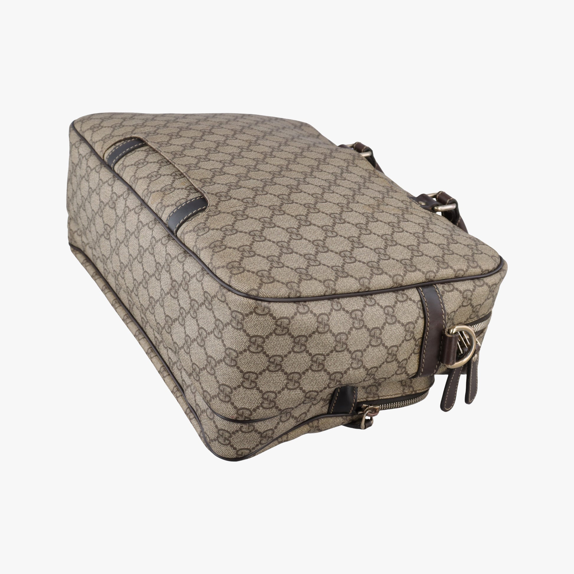Business Brown × Beige PVC coated canvas 289892 F012525667ビジネス ブラウン × ベージュ PVCコーティングキャンバス 289892 F012525667