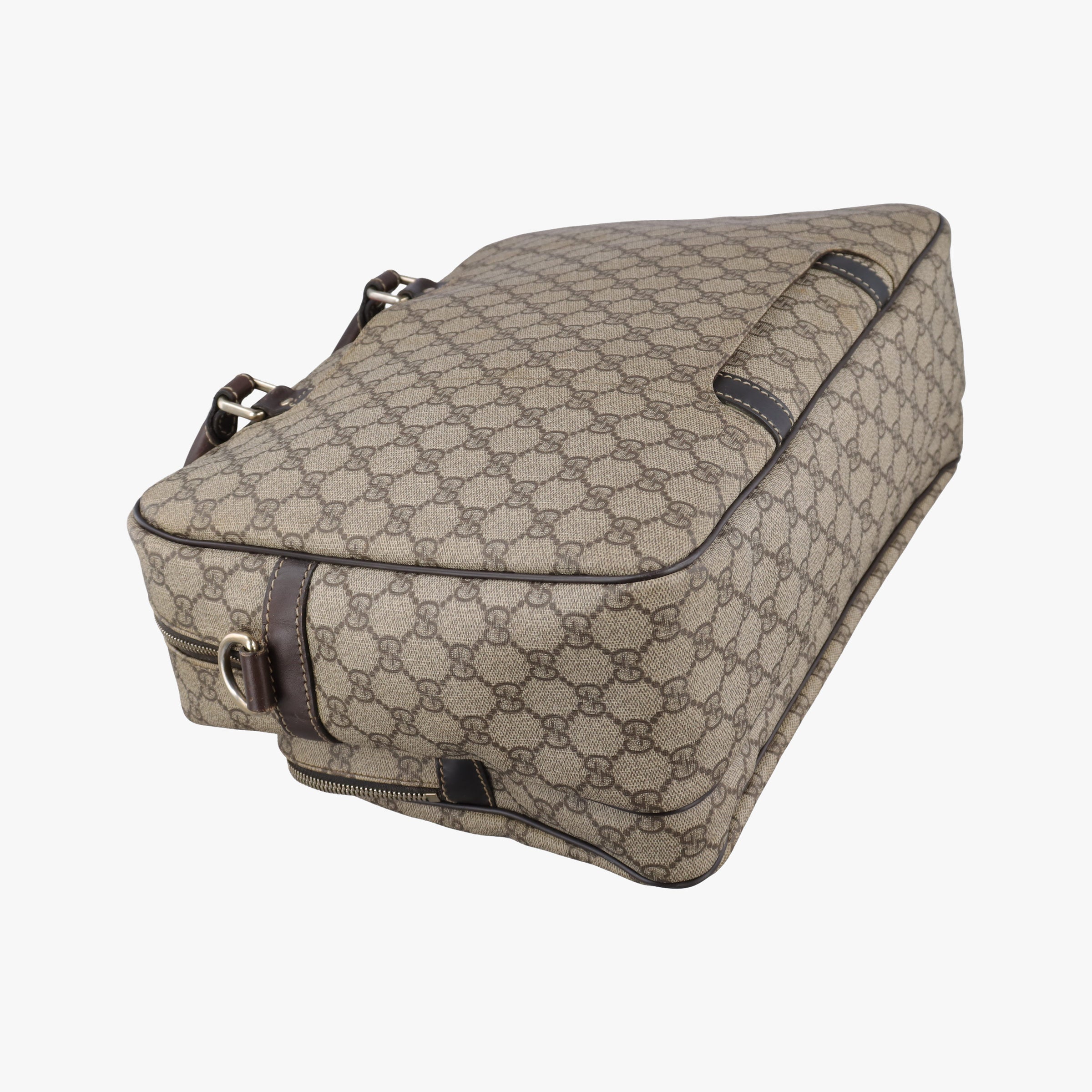 Business Brown × Beige PVC coated canvas 289892 F012525667ビジネス ブラウン × ベージュ PVCコーティングキャンバス 289892 F012525667