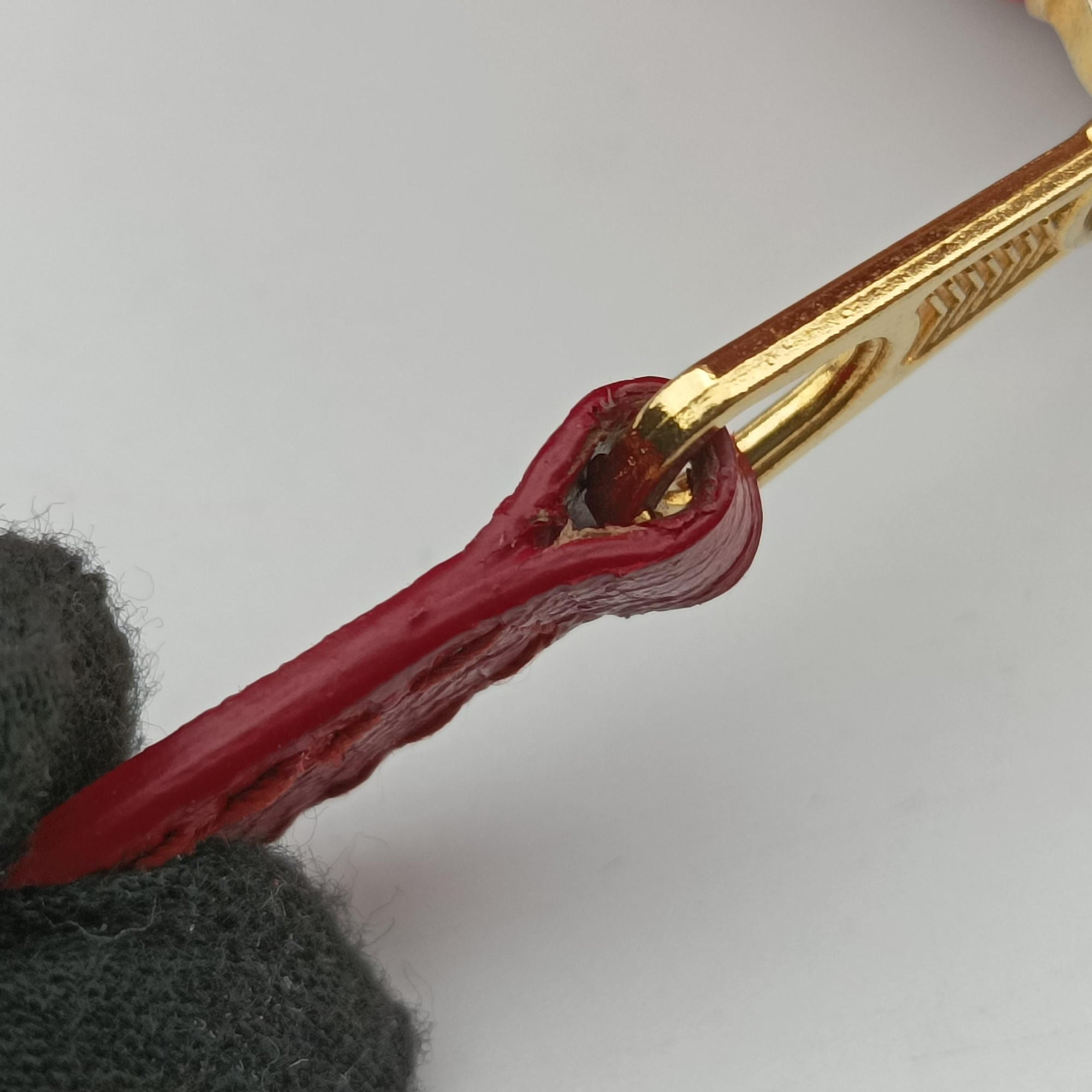 Blanket Square Red Arena Lambskin  466541 466541.6313.B.002123ブランケット スクエアS レッド アリーナ レザー 466541 466541.6313.B.002123