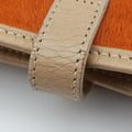 Jackie Orange × Beige ponyhair×Leather 001.37 ジャッキー オレンジ × ベージュ ハラコ×レザー 001.37 