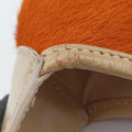 Jackie Orange × Beige ponyhair×Leather 001.37 ジャッキー オレンジ × ベージュ ハラコ×レザー 001.37 