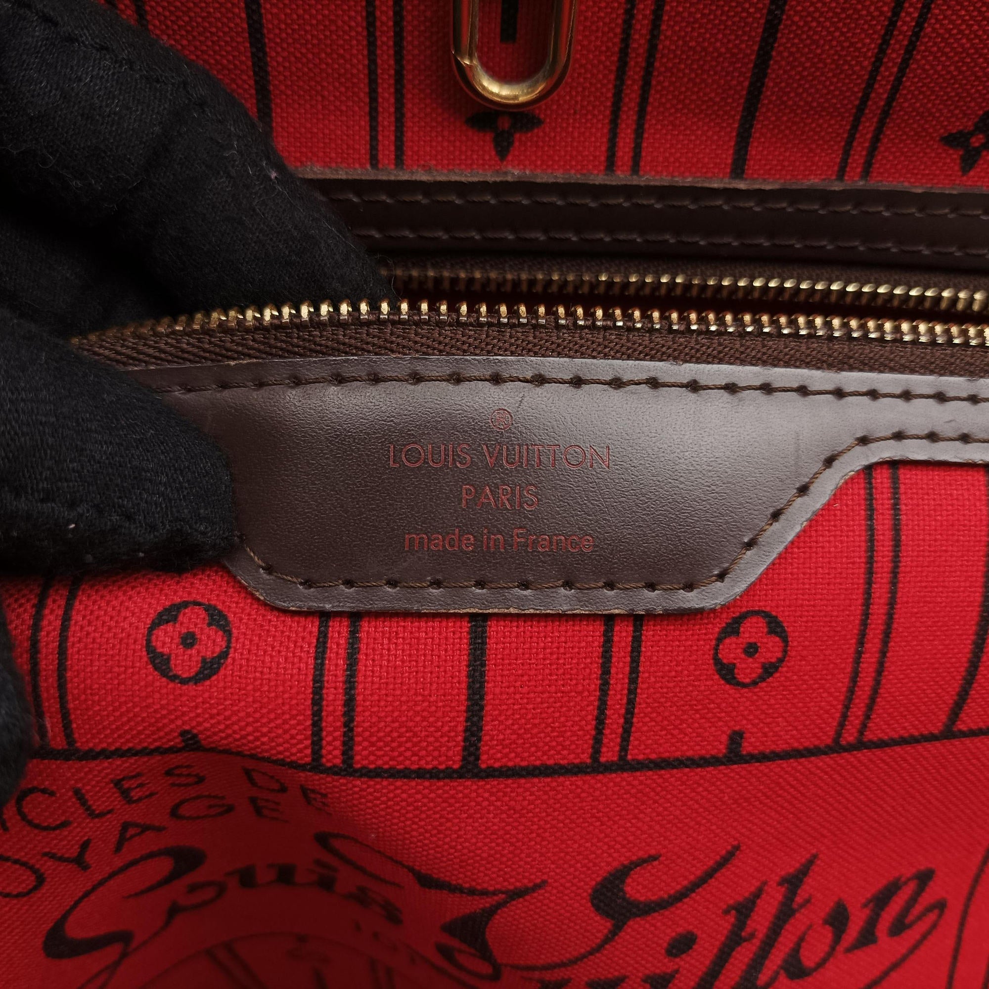 NEVERFULL GM EBENE Damier Canvas N51106 FL0131ネヴァーフルGM エベヌ ダミエキャンバス N51106 FL0131