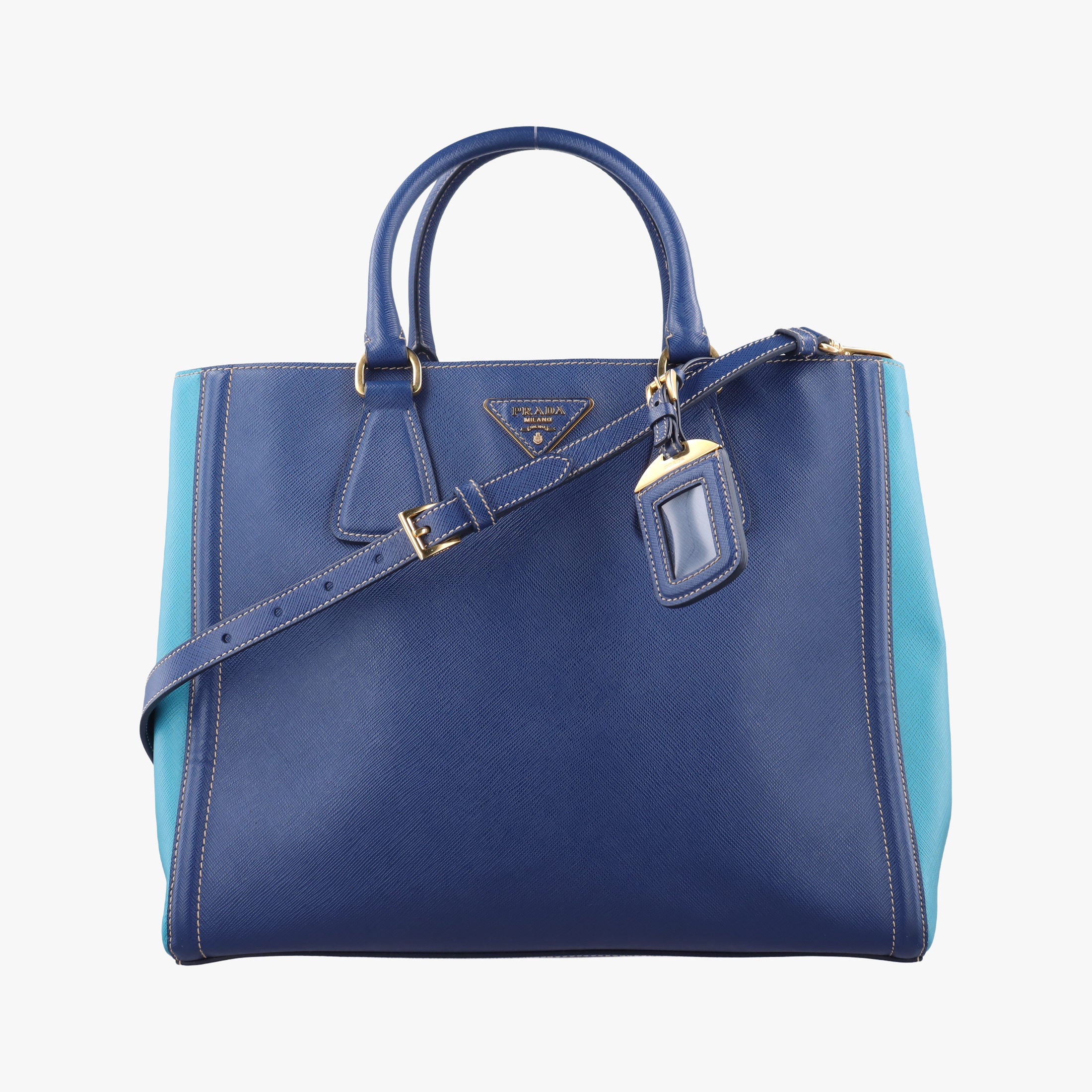 Galleria Blue×Navy SAFFIANO Leather BN2608 7/A 165ガレリア ブルー×ネイビー サフィアーノレザー BN2608 7/A 165