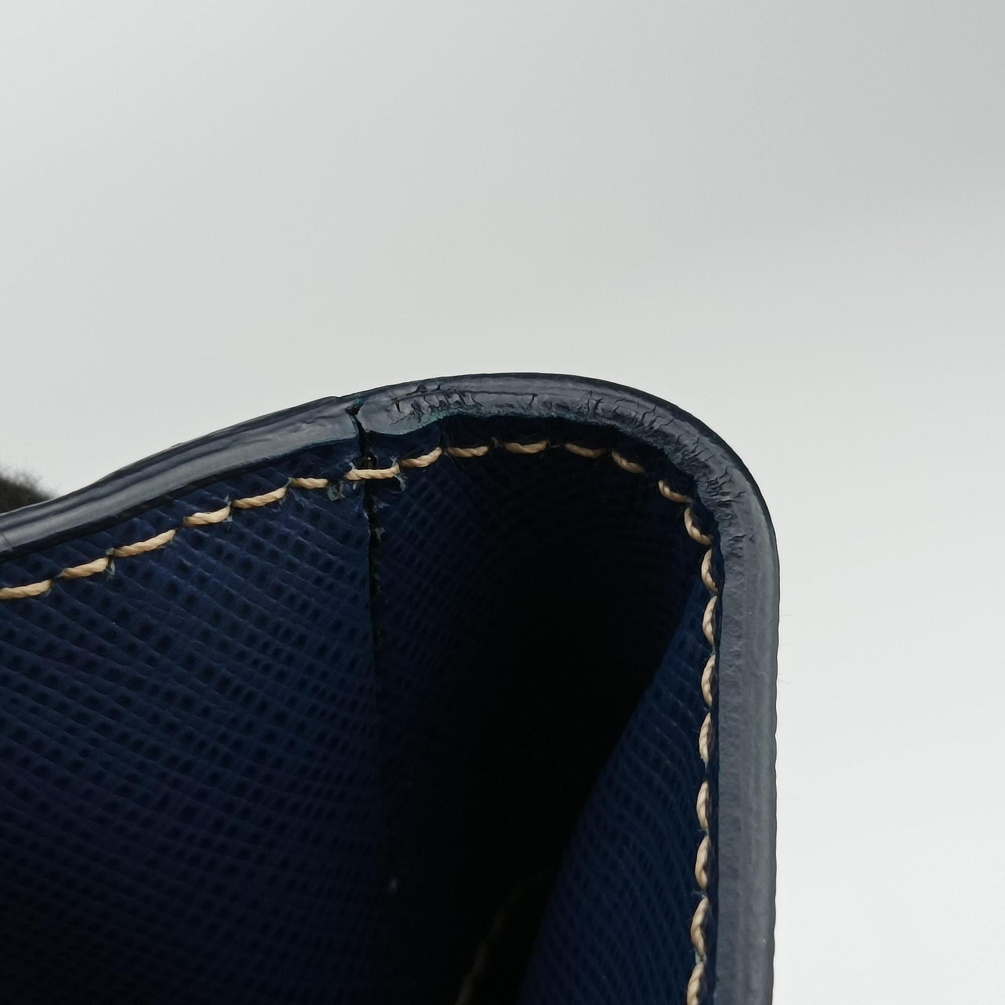 Galleria Blue×Navy SAFFIANO Leather BN2608 7/A 165ガレリア ブルー×ネイビー サフィアーノレザー BN2608 7/A 165