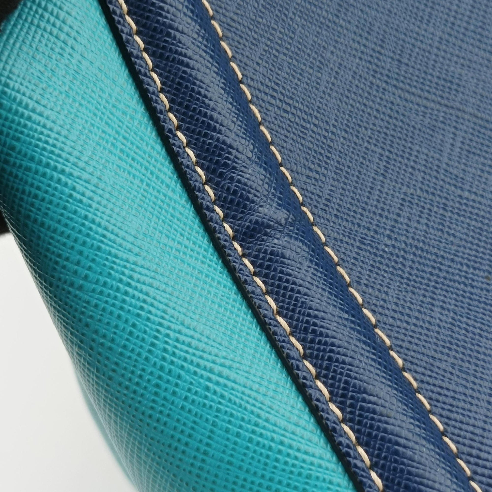 Galleria Blue×Navy SAFFIANO Leather BN2608 7/A 165ガレリア ブルー×ネイビー サフィアーノレザー BN2608 7/A 165