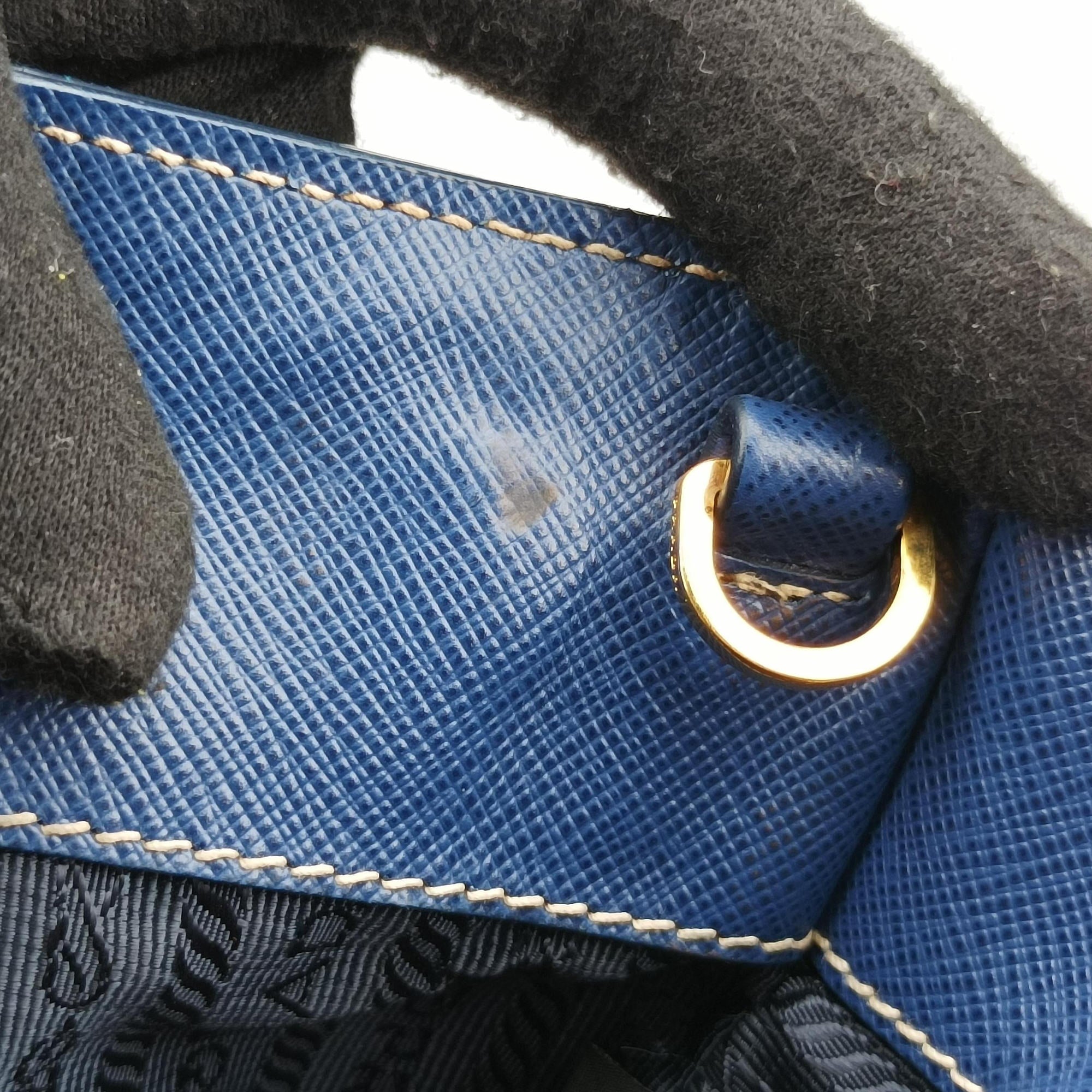 Galleria Blue×Navy SAFFIANO Leather BN2608 7/A 165ガレリア ブルー×ネイビー サフィアーノレザー BN2608 7/A 165