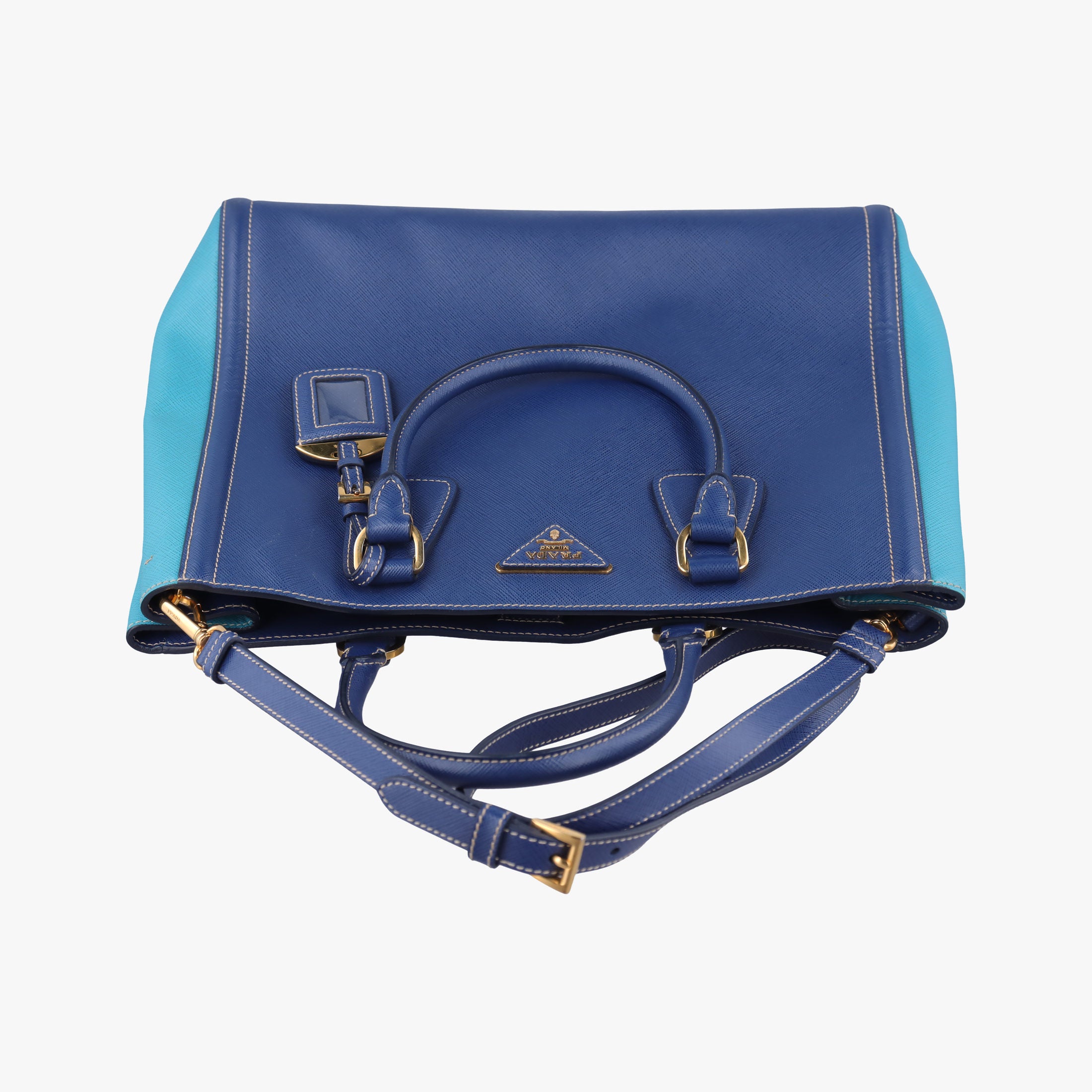 Galleria Blue×Navy SAFFIANO Leather BN2608 7/A 165ガレリア ブルー×ネイビー サフィアーノレザー BN2608 7/A 165