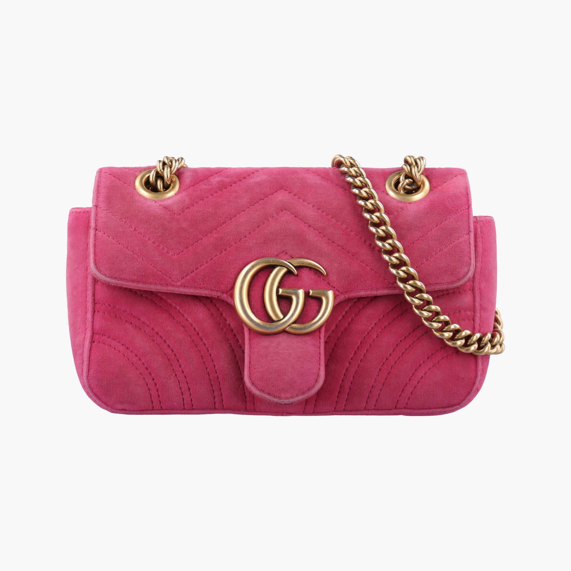 GG Marmont Pink velour 446744 A021967262GGマーモント ピンク ベロア 446744 A021967262