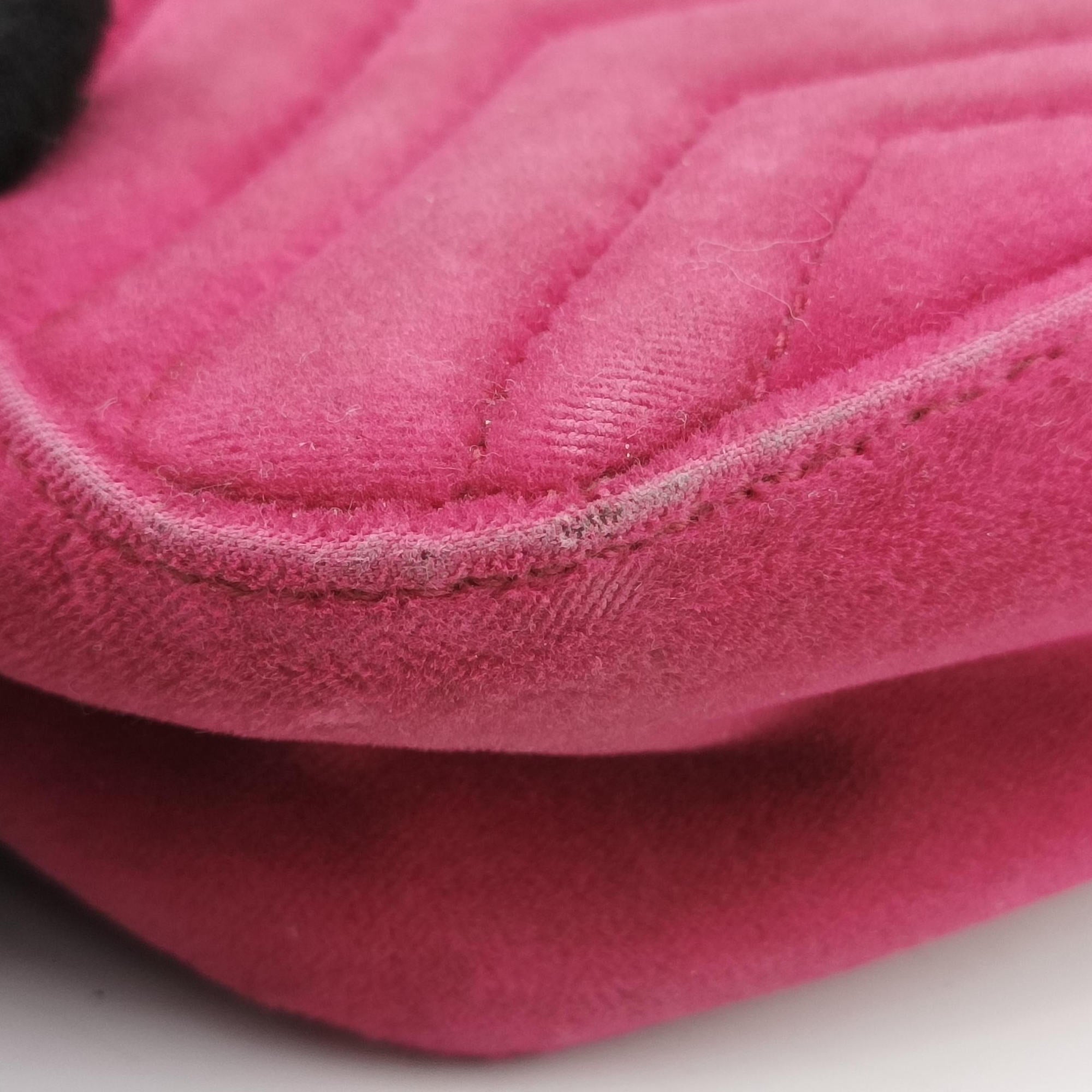 GG Marmont Pink velour 446744 A021967262GGマーモント ピンク ベロア 446744 A021967262