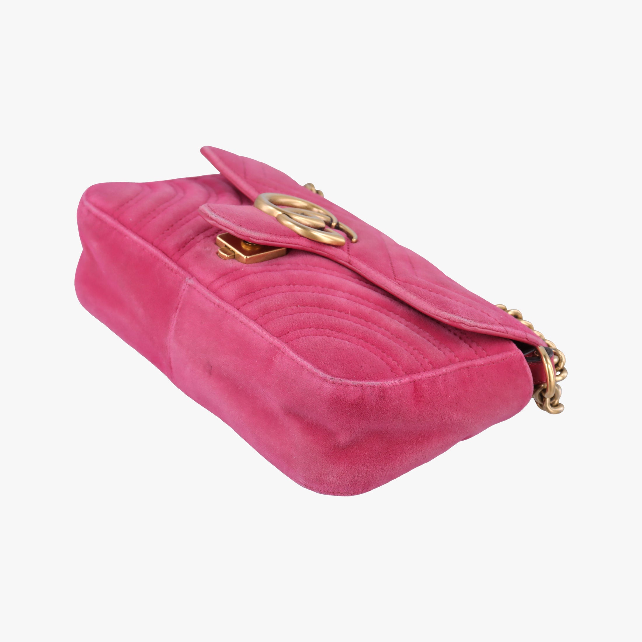 GG Marmont Pink velour 446744 A021967262GGマーモント ピンク ベロア 446744 A021967262