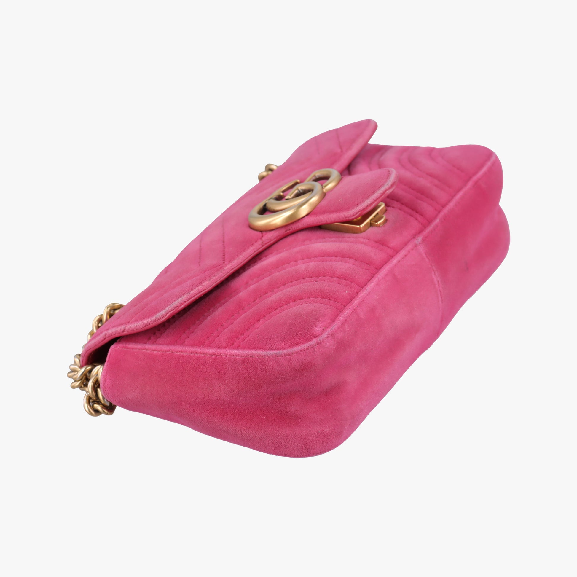 GG Marmont Pink velour 446744 A021967262GGマーモント ピンク ベロア 446744 A021967262