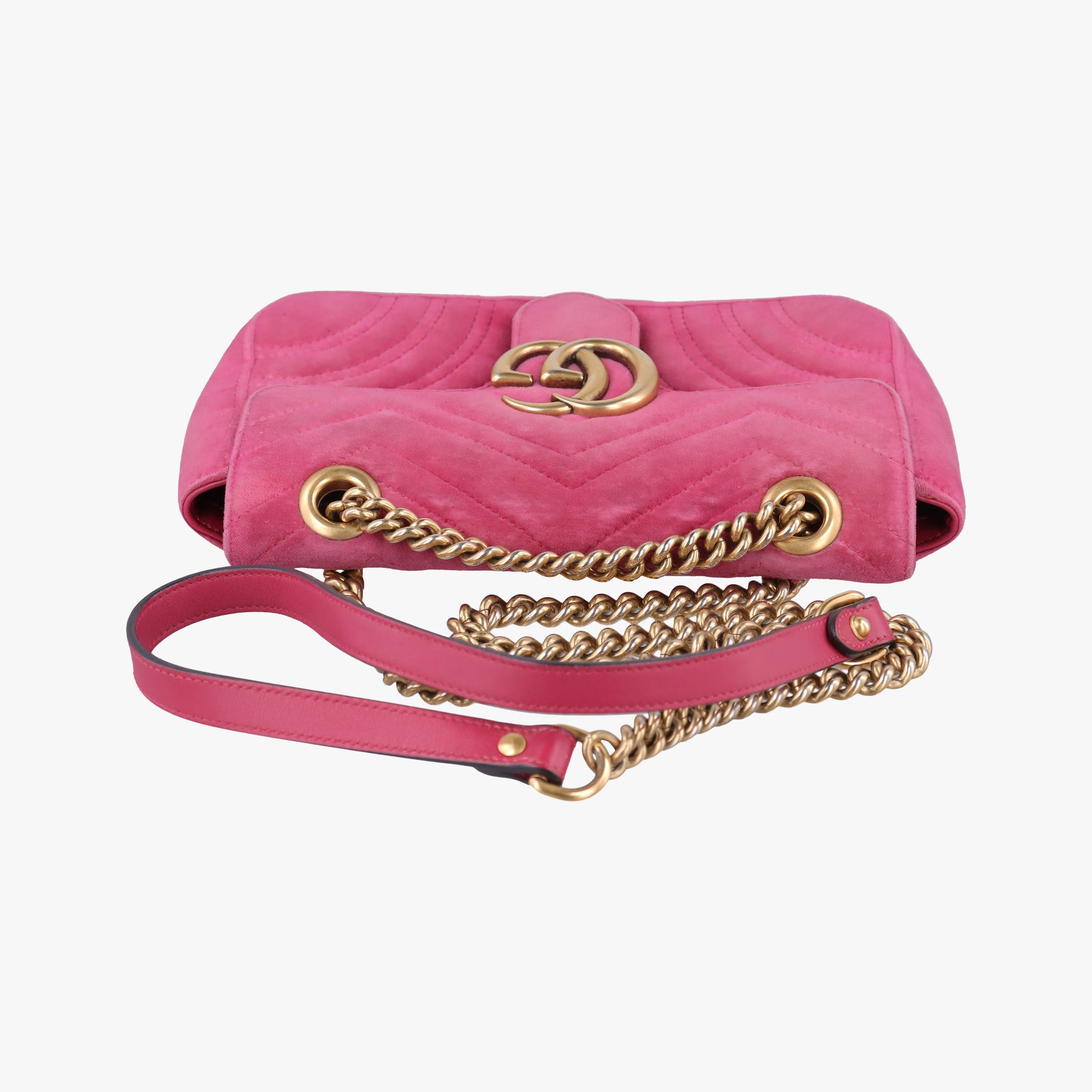 GG Marmont Pink velour 446744 A021967262GGマーモント ピンク ベロア 446744 A021967262