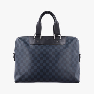 Porte-Documents Jour Black×Navy Damier Cobalt N42241 SR0195ポルトドキュマンジュール PDJ ブラック×ネイビー ダミエ コバルト N42241 SR0195