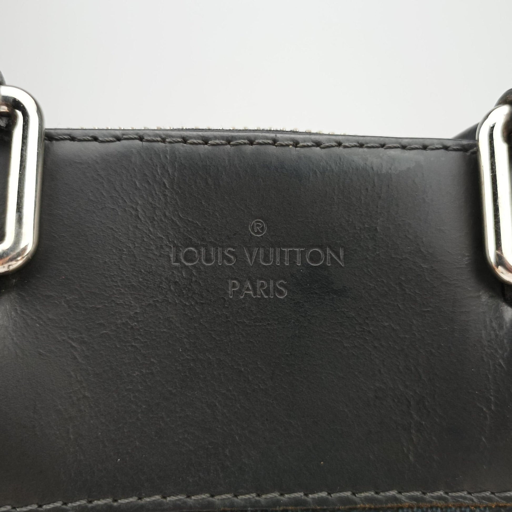 Porte-Documents Jour Black×Navy Damier Cobalt N42241 SR0195ポルトドキュマンジュール PDJ ブラック×ネイビー ダミエ コバルト N42241 SR0195