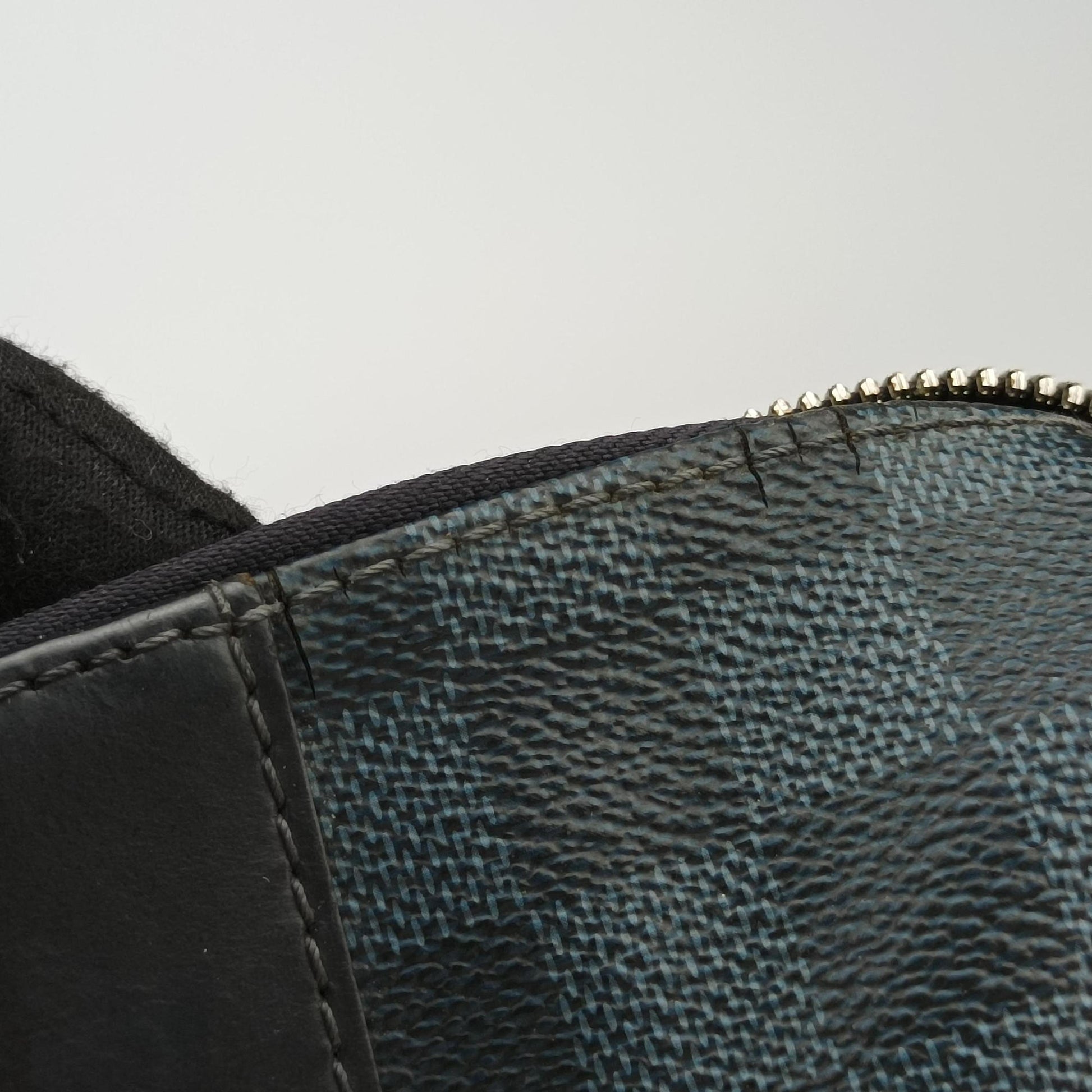 Porte-Documents Jour Black×Navy Damier Cobalt N42241 SR0195ポルトドキュマンジュール PDJ ブラック×ネイビー ダミエ コバルト N42241 SR0195