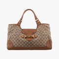 Guccissima New Pelham horsebit Brown canvas×leather 223958 F5322691グッチシマ ニューペラム ホースビット ブラウン キャンバス×レザー 223958 F5322691