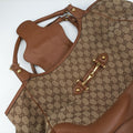 Guccissima New Pelham horsebit Brown canvas×leather 223958 F5322691グッチシマ ニューペラム ホースビット ブラウン キャンバス×レザー 223958 F5322691