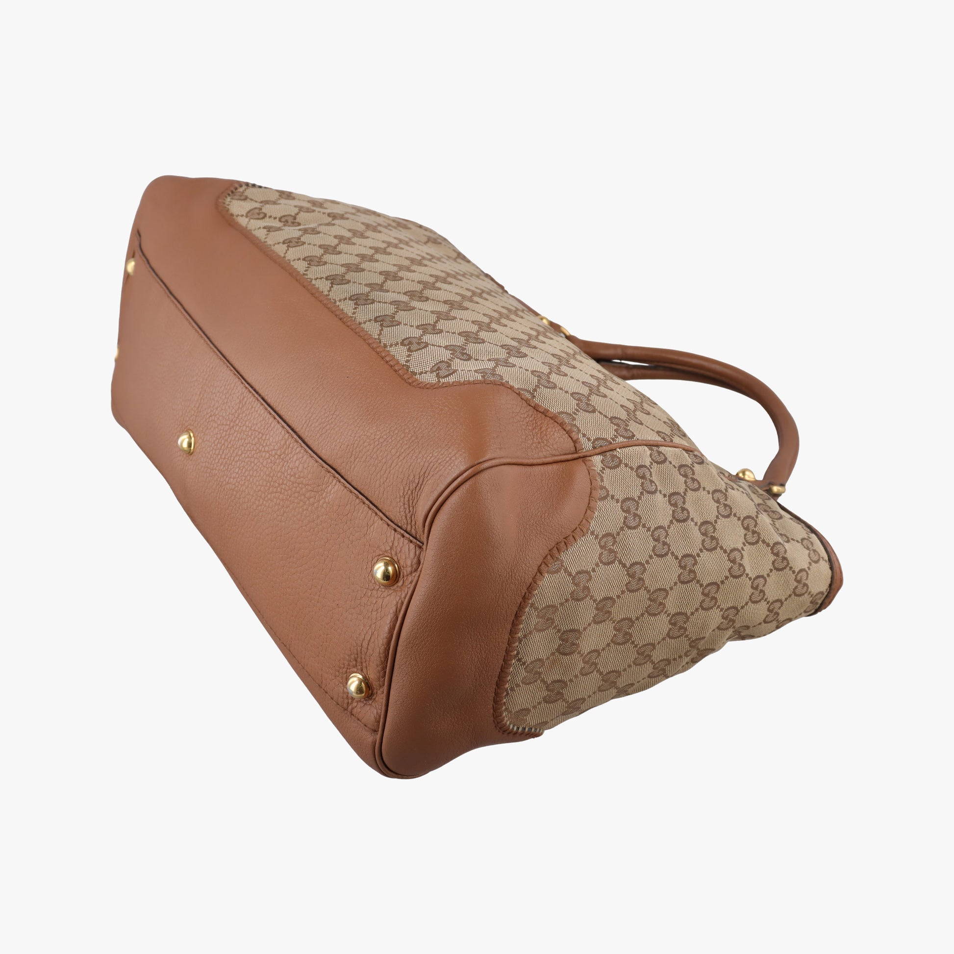 Guccissima New Pelham horsebit Brown canvas×leather 223958 F5322691グッチシマ ニューペラム ホースビット ブラウン キャンバス×レザー 223958 F5322691