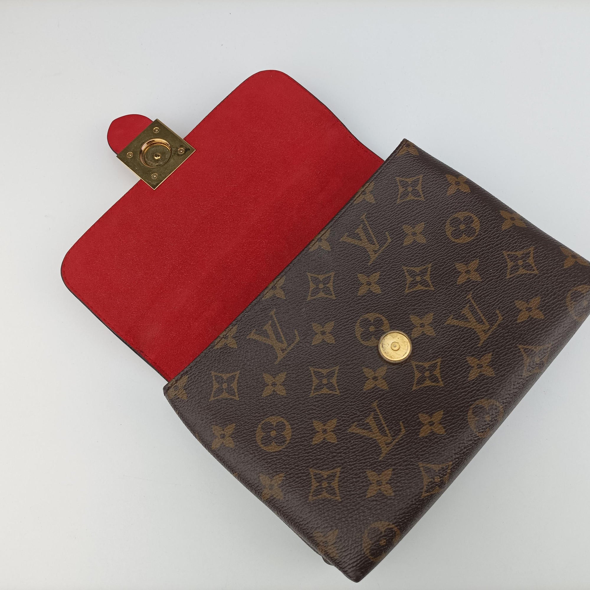Rocky BB Monogram/Brown×Coqulicot Monogram canvas×calf leather M44322 DU4169ロッキーBB モノグラム/ブラウン×コクリコ モノグラムキャンバス×カーフレザー M44322 DU4169