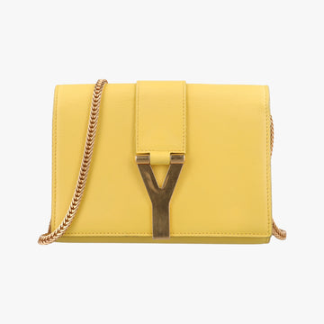 ChYc Mini Y Line Classic Cabasique WOC Yellow Leather 311215 311215.529258Yライン イエロー レザー 311215 311215.529258