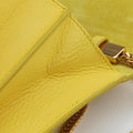ChYc Mini Y Line Classic Cabasique WOC Yellow Leather 311215 311215.529258Yライン イエロー レザー 311215 311215.529258