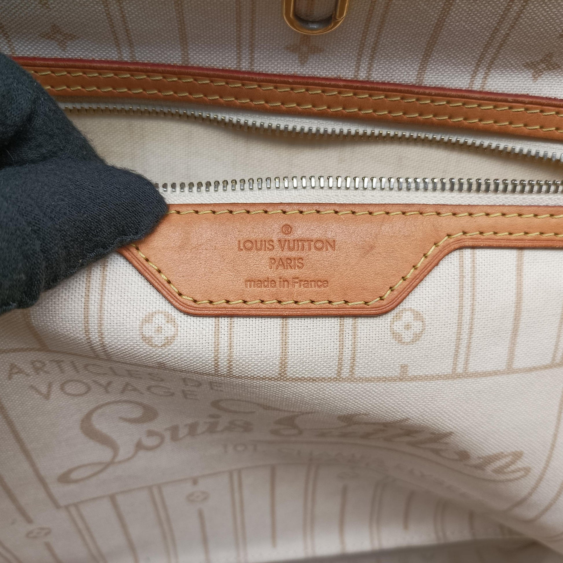 Neverfull MM Azur Damier Canvas N51107 SA4111ネヴァーフルMM アズール ダミエキャンバス N51107 SA4111