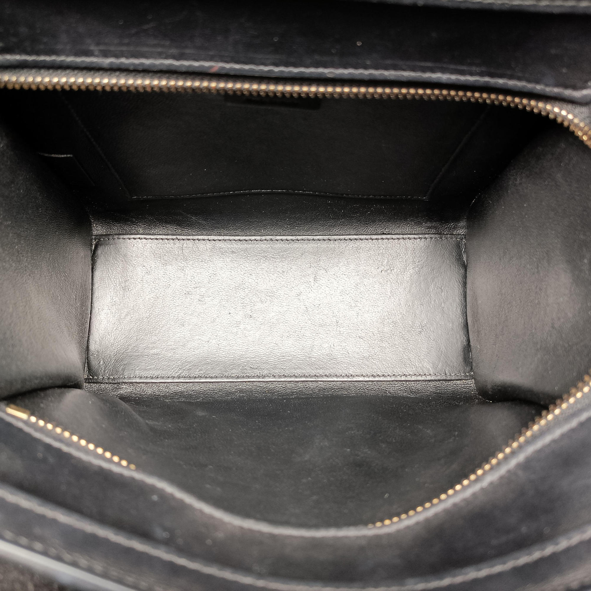 Luggage Micro shopper Beige×black×blue Leather W-CU-3105ラゲージマイクロショッパー ベージュ×ブラック×ブルー レザー W-CU-3105
