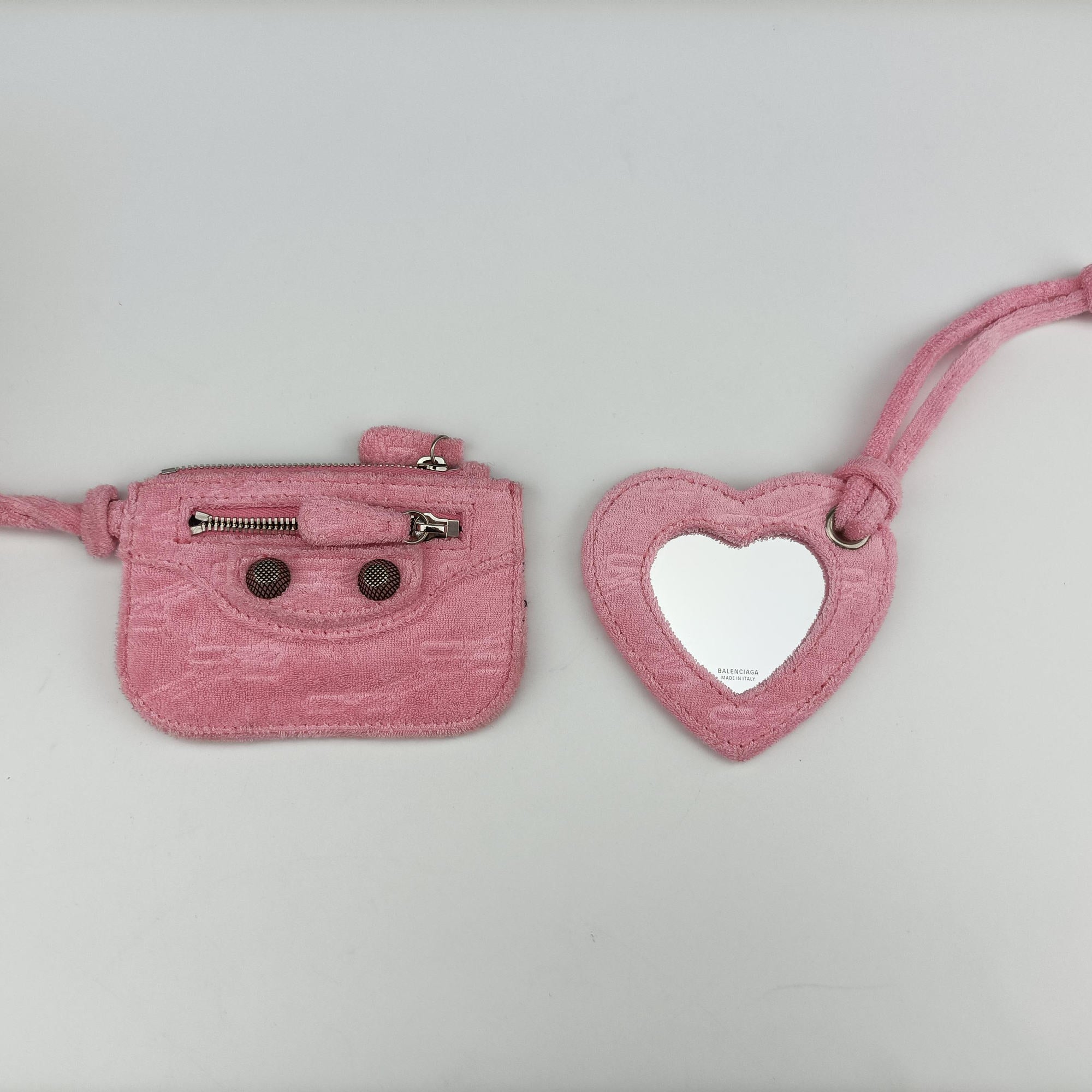Le Cagole mini Pink Pile Fabric 671309.5812.O.002123ル カゴール ミニ ピンク パイル ファブリック 671309.5812.O.002123