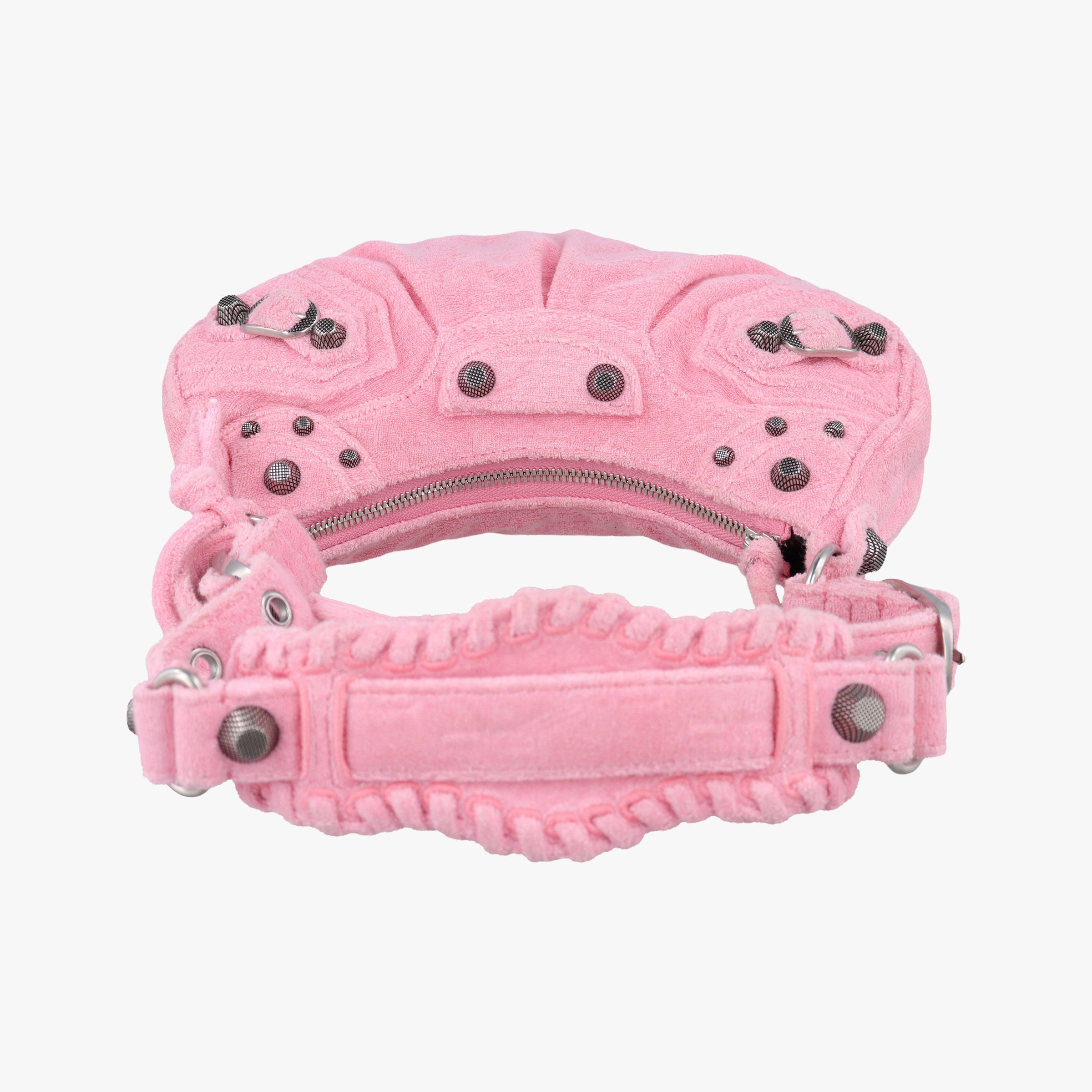 Le Cagole mini Pink Pile Fabric 671309.5812.O.002123ル カゴール ミニ ピンク パイル ファブリック 671309.5812.O.002123