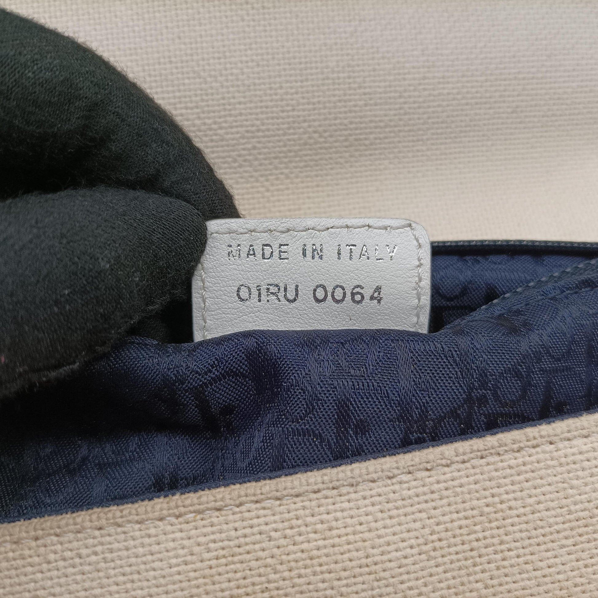 vintage Trotter White x blue canvas 01RU 0064ヴィンテージトロッター ベージュxブルー キャンバス 01RU 0064