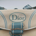vintage Trotter White x blue canvas 01RU 0064ヴィンテージトロッター ベージュxブルー キャンバス 01RU 0064