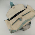 vintage Trotter White x blue canvas 01RU 0064ヴィンテージトロッター ベージュxブルー キャンバス 01RU 0064