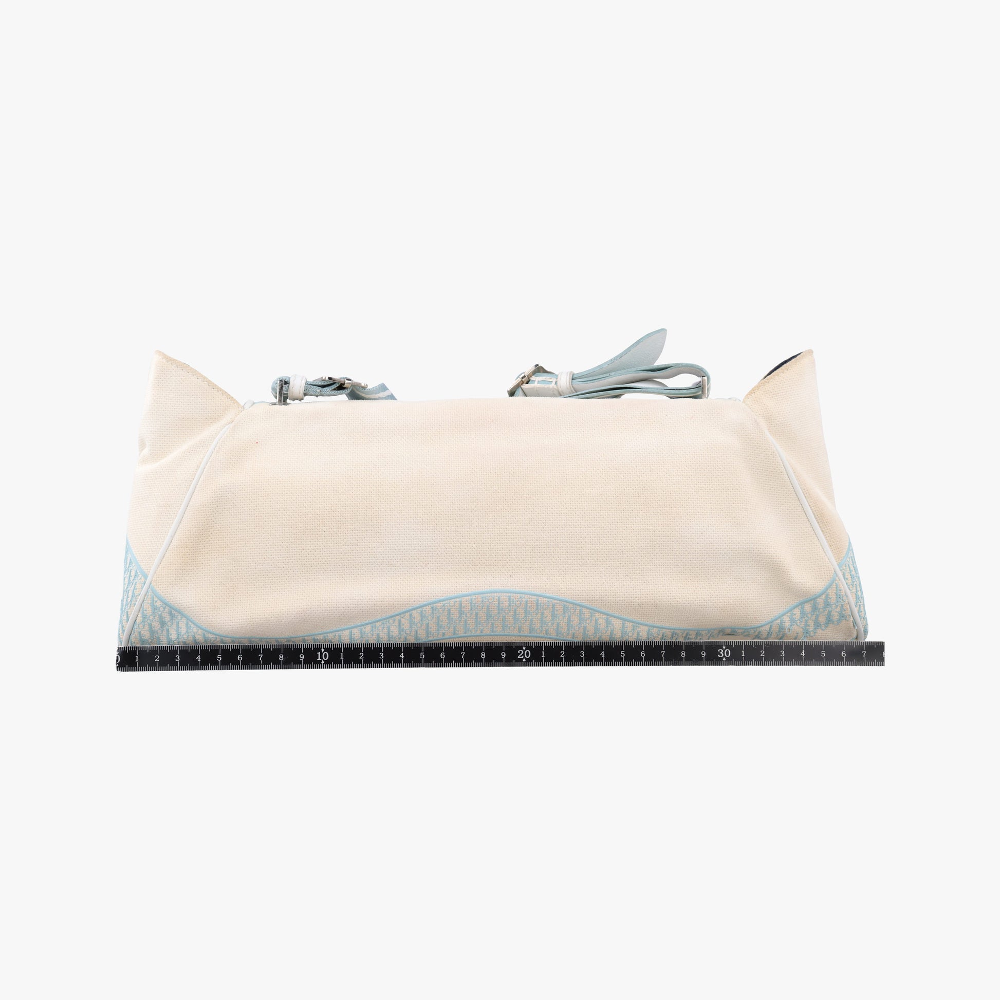 vintage Trotter White x blue canvas 01RU 0064ヴィンテージトロッター ベージュxブルー キャンバス 01RU 0064