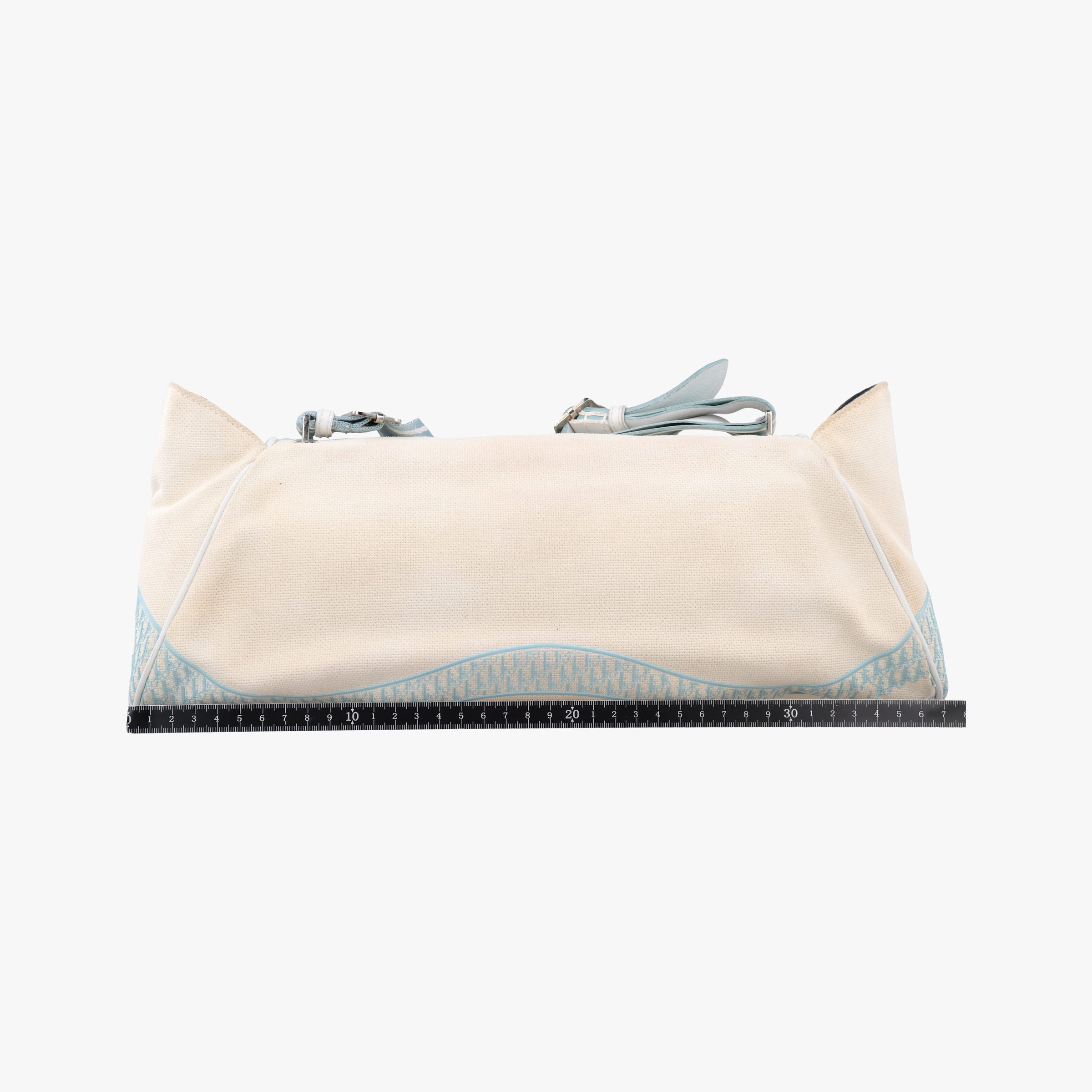 vintage Trotter White x blue canvas 01RU 0064ヴィンテージトロッター ベージュxブルー キャンバス 01RU 0064