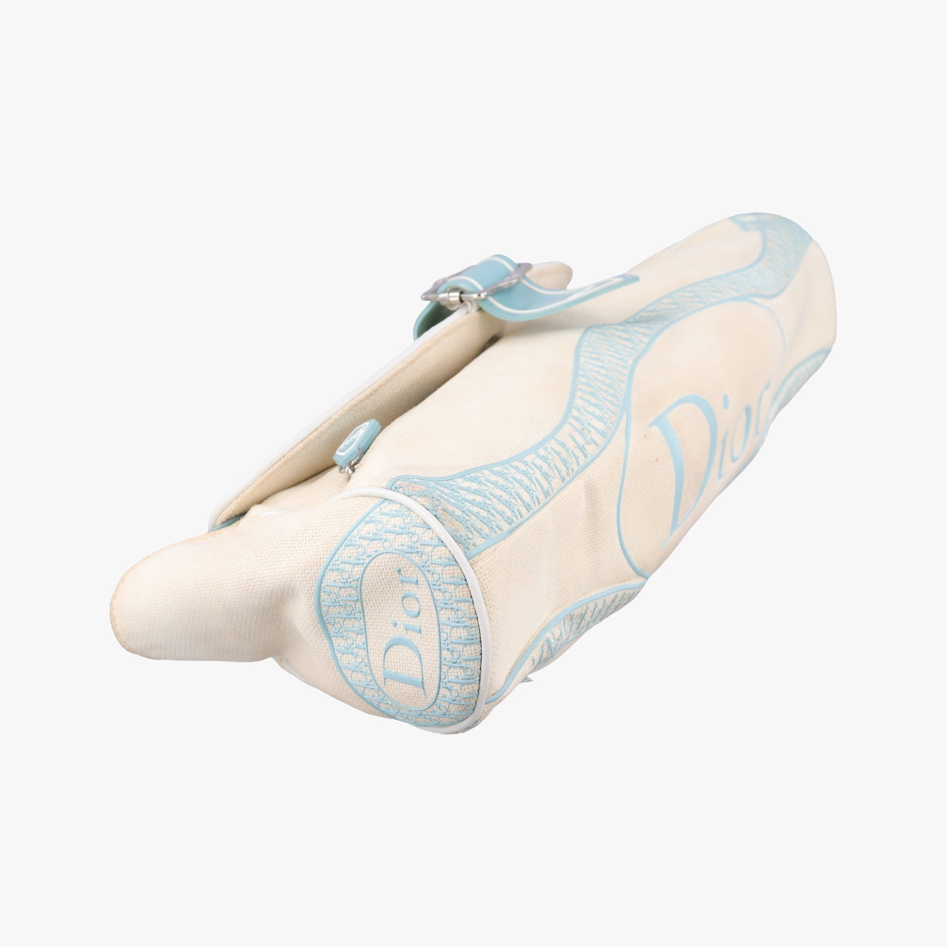 vintage Trotter White x blue canvas 01RU 0064ヴィンテージトロッター ベージュxブルー キャンバス 01RU 0064