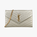 Cassandra Envelope Golden leather 377828 BRS.377828.0917カサンドラ エンベロープ ゴールド レザー 377828 BRS.377828.0917
