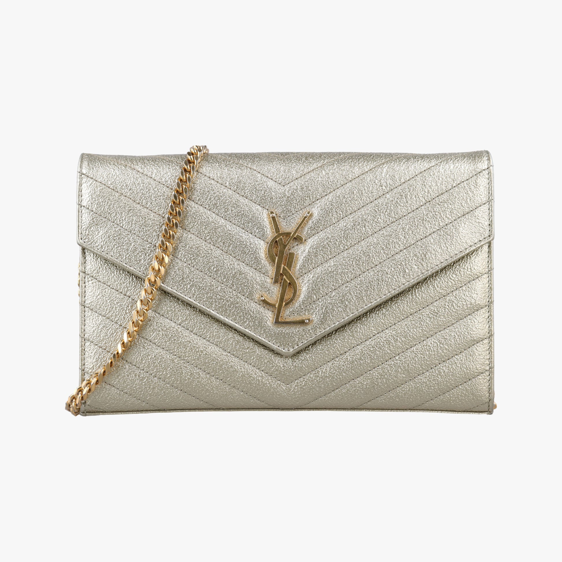 Cassandra Envelope Golden leather 377828 BRS.377828.0917カサンドラ エンベロープ ゴールド レザー 377828 BRS.377828.0917