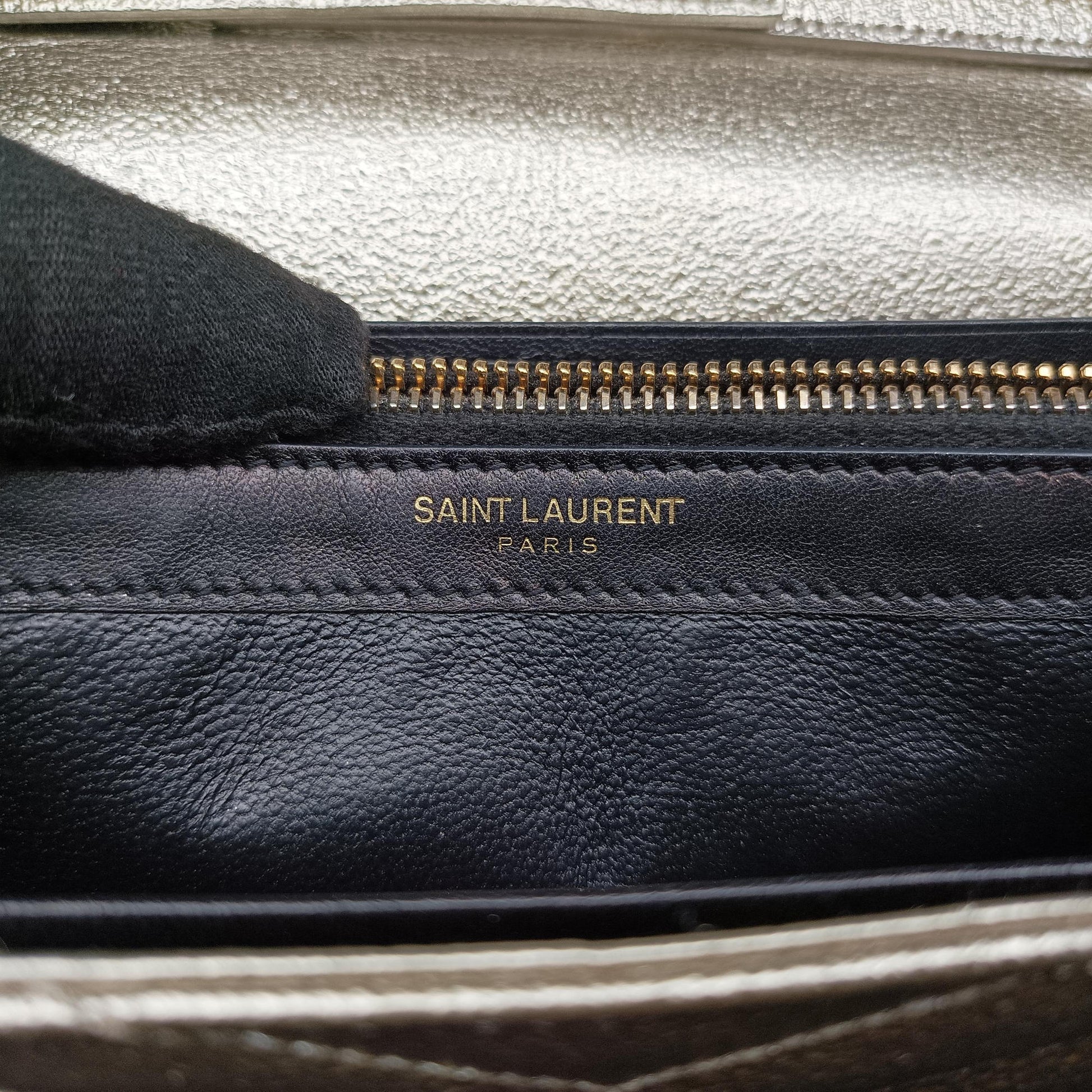 Cassandra Envelope Golden leather 377828 BRS.377828.0917カサンドラ エンベロープ ゴールド レザー 377828 BRS.377828.0917