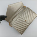 Cassandra Envelope Golden leather 377828 BRS.377828.0917カサンドラ エンベロープ ゴールド レザー 377828 BRS.377828.0917