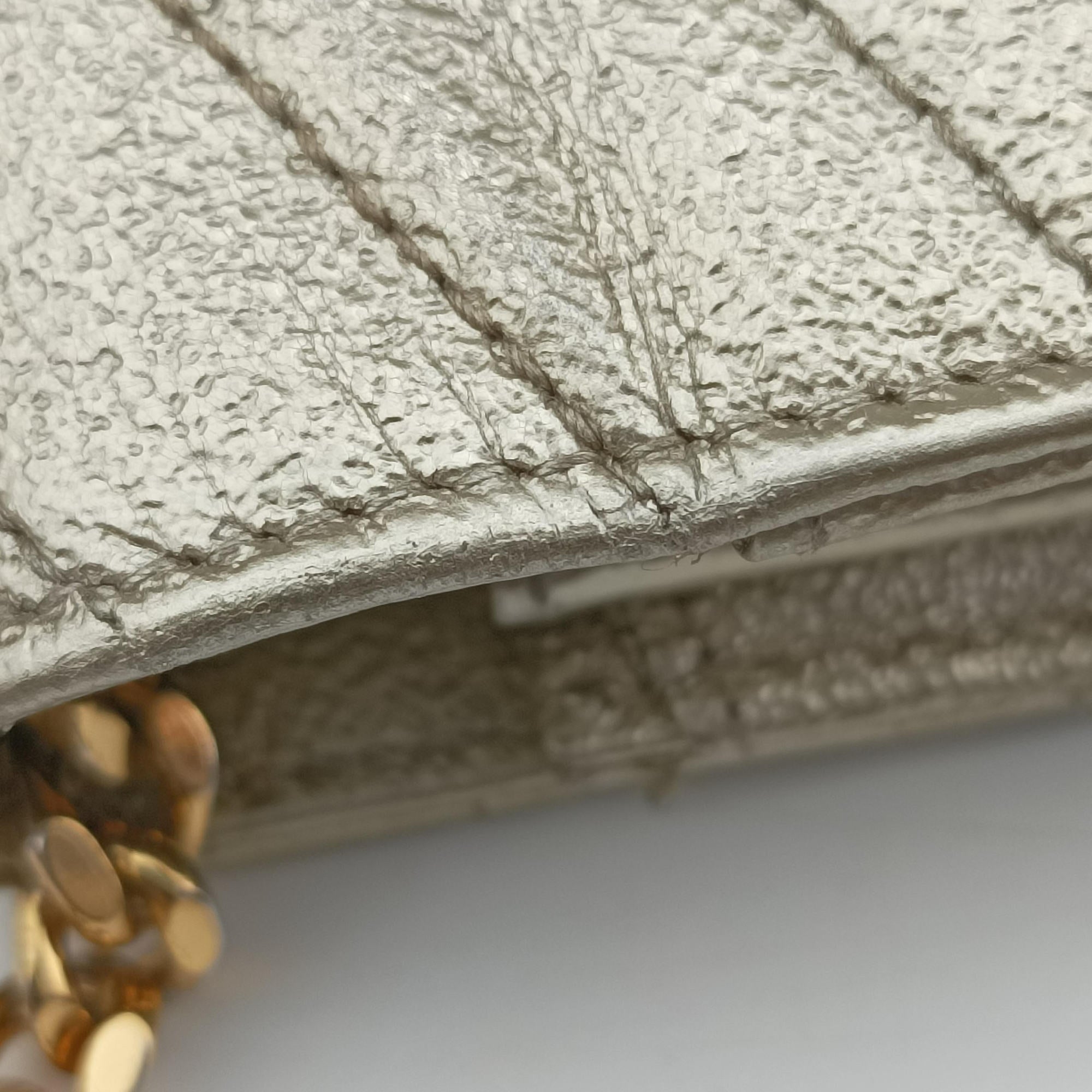 Cassandra Envelope Golden leather 377828 BRS.377828.0917カサンドラ エンベロープ ゴールド レザー 377828 BRS.377828.0917